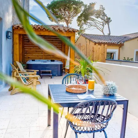 Cosy La Mariposa Avec Jacuzzi Terrasse Lit King Size Linge Inclus Prázdninový dům *